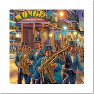 French Quarter Band Posters and Art
